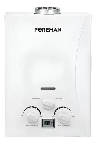Foreman FO21026L calentador instantáneo a gas LP