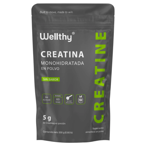 Wellthy creatina monohidratada Creapure 300 g