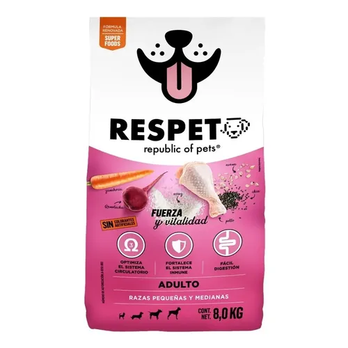 RESPET adulto pequeño y mediano pollo y pavo 8 kg
