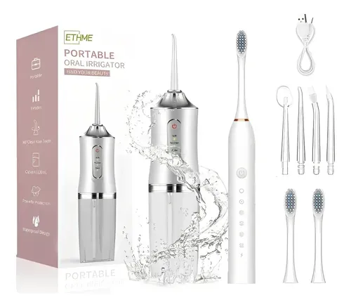 Irrigador genérico de 300 mL con cepillo