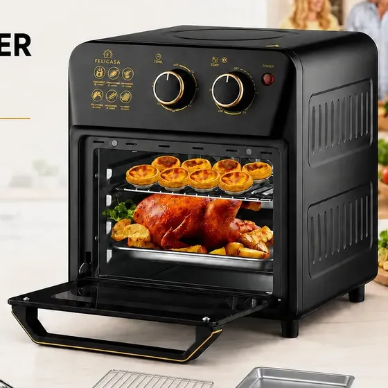 F FELICASA freidora y horno de 12 L