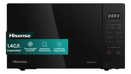 Hisense HMMS3411BMV microondas inverter de 39 L