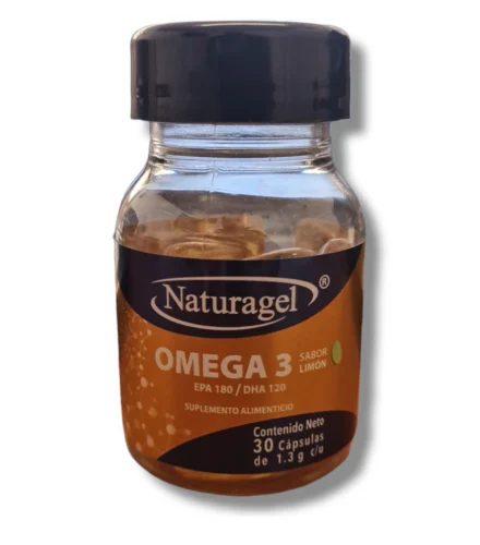 Naturagel Omega 3 limón 30 cápsulas
