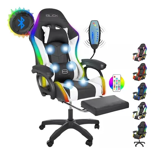 Blick SGRGBM-01 silla gamer con bocinas