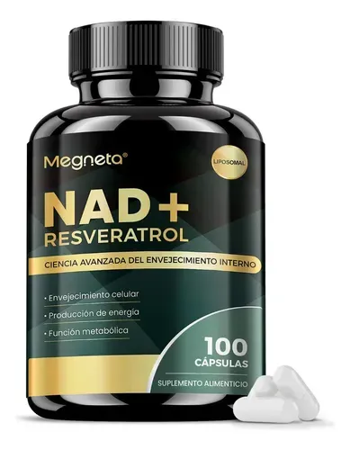 Megneta NAD+ con resveratrol, 100 cápsulas