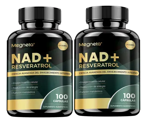 Megneta NAD+ liposomal con resveratrol, 100 cápsulas