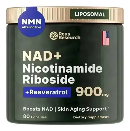 Reus Research ribósido de nicotinamida, 80 cápsulas